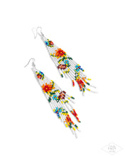 Load image into Gallery viewer, Beaded Gardens - White Earring