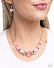 Load image into Gallery viewer, Disco Date - Pink Necklace