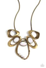 Load image into Gallery viewer, Gleaming Gala - Brass Necklace