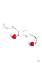 Load image into Gallery viewer, Romantic Representative - Red Earring