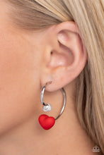 Load image into Gallery viewer, Romantic Representative - Red Earring