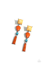 Load image into Gallery viewer, Saharan Sabbatical - Orange Earring