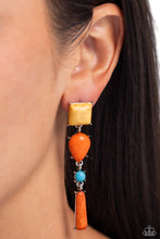 Load image into Gallery viewer, Saharan Sabbatical - Orange Earring