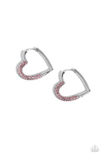 Load image into Gallery viewer, Be Mine, Valentine? - Pink Earring