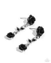 Load image into Gallery viewer, Led by the ROSE - Black Earring