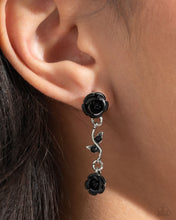 Load image into Gallery viewer, Led by the ROSE - Black Earring