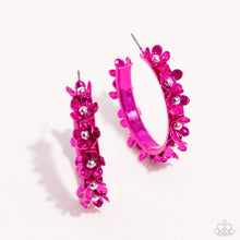 Load image into Gallery viewer, Fashionable Flower Crown - Pink Earring