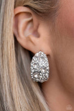 Load image into Gallery viewer, Freethinking Finesse - White Earring