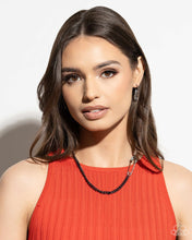 Load image into Gallery viewer, Safety Pin Style - Black Necklace