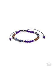 Load image into Gallery viewer, Multicolored Melody - Purple Bracelet