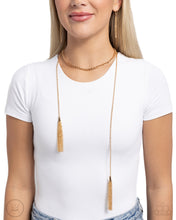 Load image into Gallery viewer, Tassel Theme - Gold Necklace