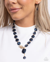 Load image into Gallery viewer, Beaming Baroque - Blue Necklace