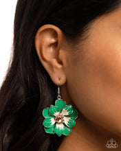 Load image into Gallery viewer, Tropical Treasure - Green Earring