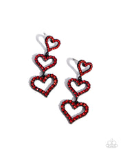 Load image into Gallery viewer, Sweetheart Succession - Red Earring