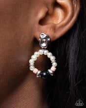 Load image into Gallery viewer, Swirl Selfie - Black Earring