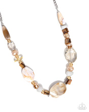 Load image into Gallery viewer, Apartment Abstract - Brown Necklace