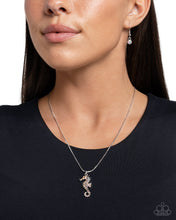 Load image into Gallery viewer, Seahorse Shanty - Orange Necklace