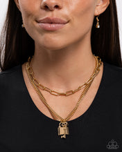 Load image into Gallery viewer, LOCKS of Luck - Gold Necklace