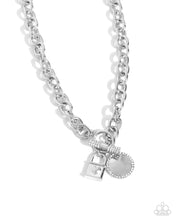 Load image into Gallery viewer, Locked Lady - White Necklace