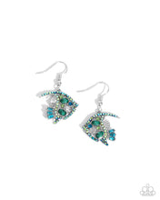 Load image into Gallery viewer, FancyFreeFish-Green Earring