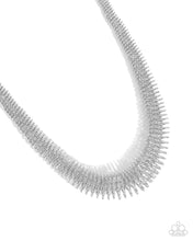 Load image into Gallery viewer, Trenchant Tribute - Silver Necklace