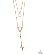 Load image into Gallery viewer, Faithfully Fierce - Gold Necklace