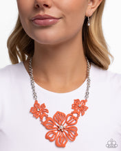 Load image into Gallery viewer, Floral Fandom - Orange Necklace