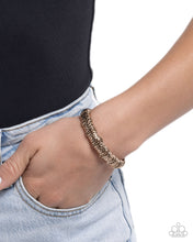 Load image into Gallery viewer, Hammered Homage - Gold Bracelet