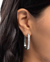 Load image into Gallery viewer, Encased Elevation - White Earring