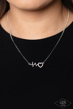 Load image into Gallery viewer, HEARTBEAT Street - White Necklace