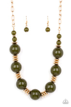 Load image into Gallery viewer, Race to the POP - Green Necklace