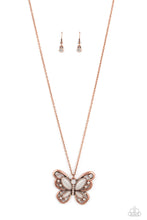 Load image into Gallery viewer, Wings Of Whimsy - Copper Necklace