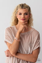 Load image into Gallery viewer, Luminous Laurels - Rose Gold Bracelet