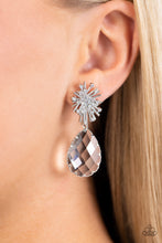 Load image into Gallery viewer, Stellar Shooting Star - White Earring