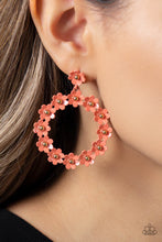 Load image into Gallery viewer, Daisy Meadows - Orange Earring