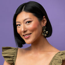 Load image into Gallery viewer, Gilded Grace - Brass Earring