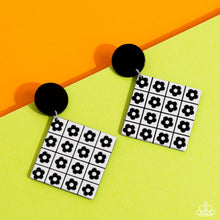 Load image into Gallery viewer, Vintage Vaudeville - Black Earring
