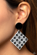 Load image into Gallery viewer, Vintage Vaudeville - Black Earring