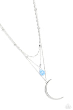 Load image into Gallery viewer, Lunar Landslide - Blue Necklace