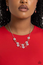 Load image into Gallery viewer, Floral Fever - Red Necklace