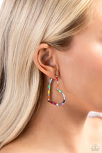 Load image into Gallery viewer, Striped Sweethearts - Multi Earring