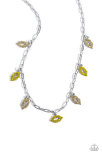 Load image into Gallery viewer, KISS the Mark - Yellow Necklace