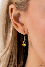 Load image into Gallery viewer, KISS the Mark - Yellow Necklace