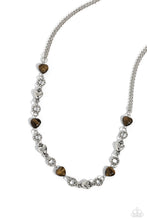 Load image into Gallery viewer, My HEARTBEAT Will Go On - Brown Necklace