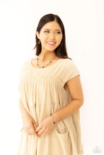 Load image into Gallery viewer, My HEARTBEAT Will Go On - Brown Necklace