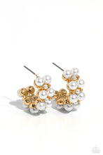 Load image into Gallery viewer, White Collar Wardrobe - Gold Earring