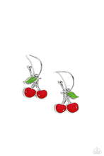 Load image into Gallery viewer, Cherry Caliber - Red Earring