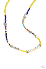Load image into Gallery viewer, Happy to See You - Yellow Necklace