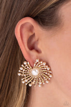 Load image into Gallery viewer, Fancy Fireworks - Gold Earring
