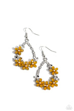 Load image into Gallery viewer, Boisterous Blooms - Yellow Earring